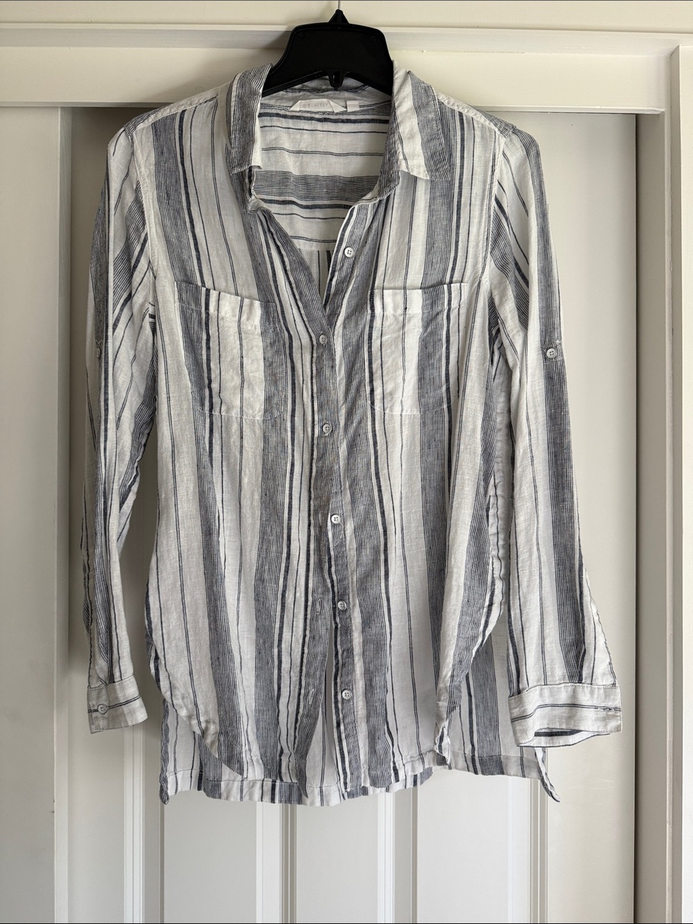 Athleta relaxed linen shirt